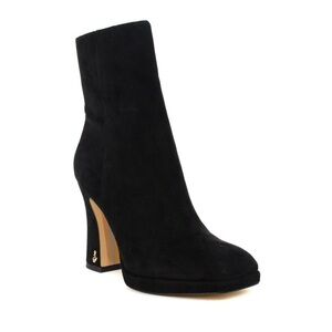 Sam Edelman Black Suede Heeled Boots